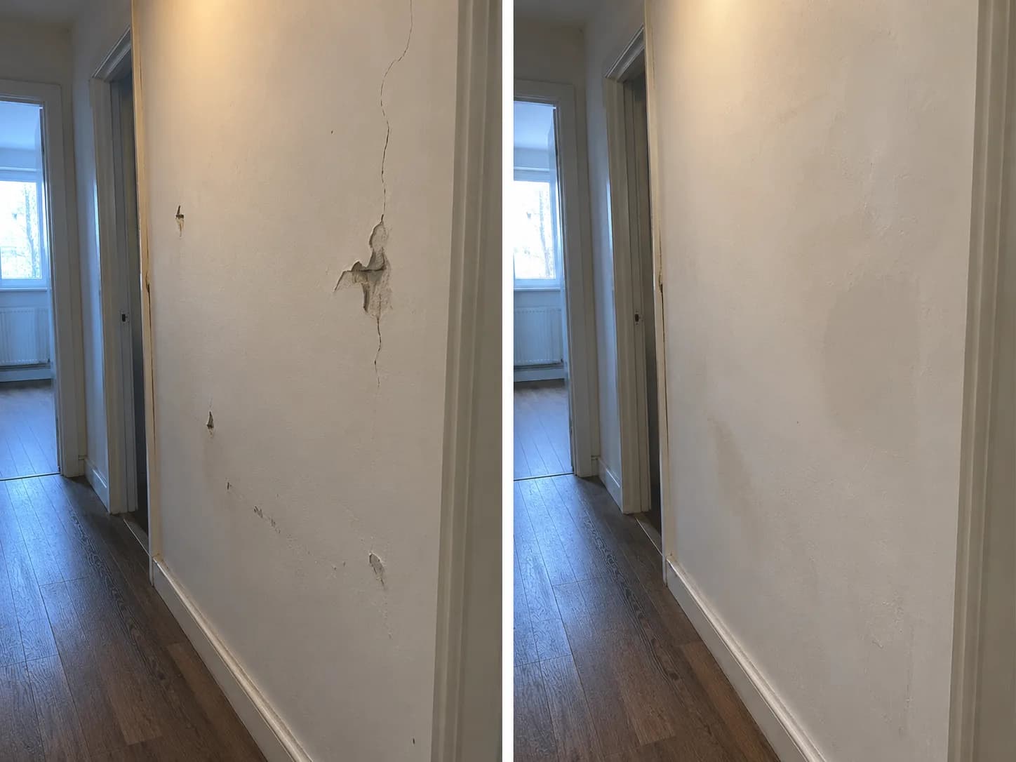 Ümraniye alçı sıva uygulaması öncesi ve sonrası konsept görseli